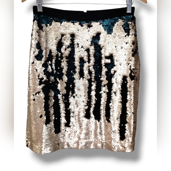 Mark Reversible Sequin Pencil Skirt ✨ XS - Picture 2 of 5